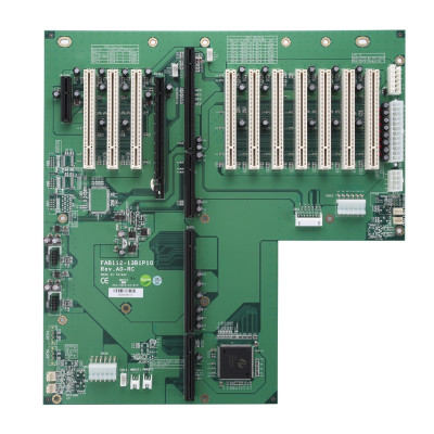 Axiomtek FAB112 ATX-supported PICMG Bus Passive Backplane with 1 PCIe x16, 1 PCIe x4 slots, 10 PCI